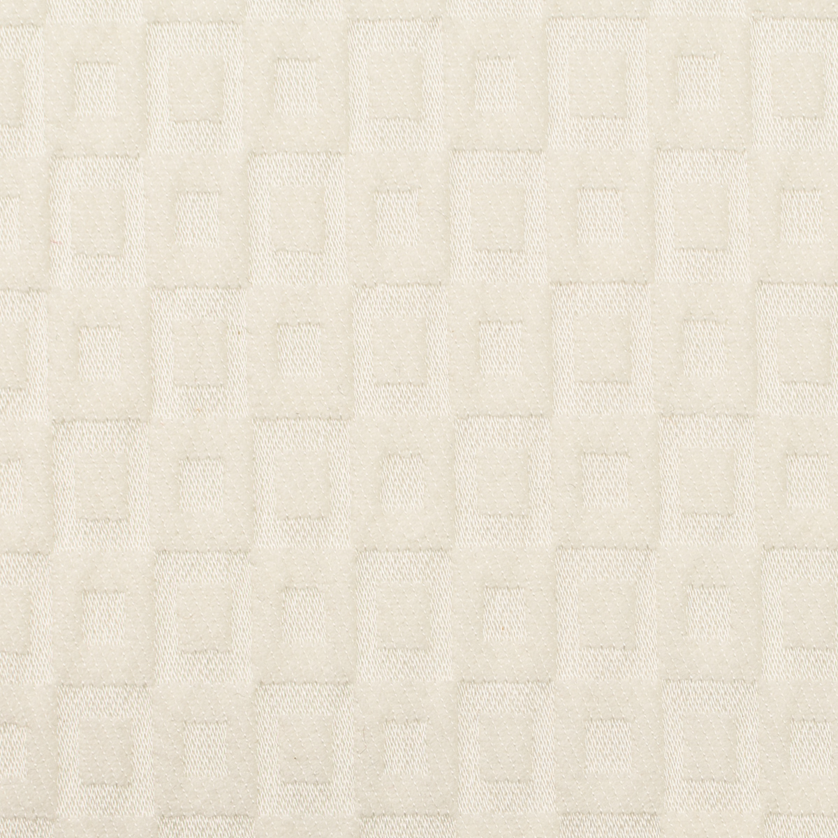 【アウトレット】ポリエステル＆コットン混×スクエア(ミルク)×フクレドビー・ストレッチのサムネイル