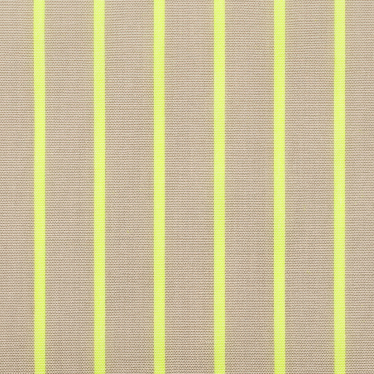 【アウトレット】コットン＆ポリエステル×ストライプ(オイスターグレー＆ネオンイエロー)×ブロードのサムネイル