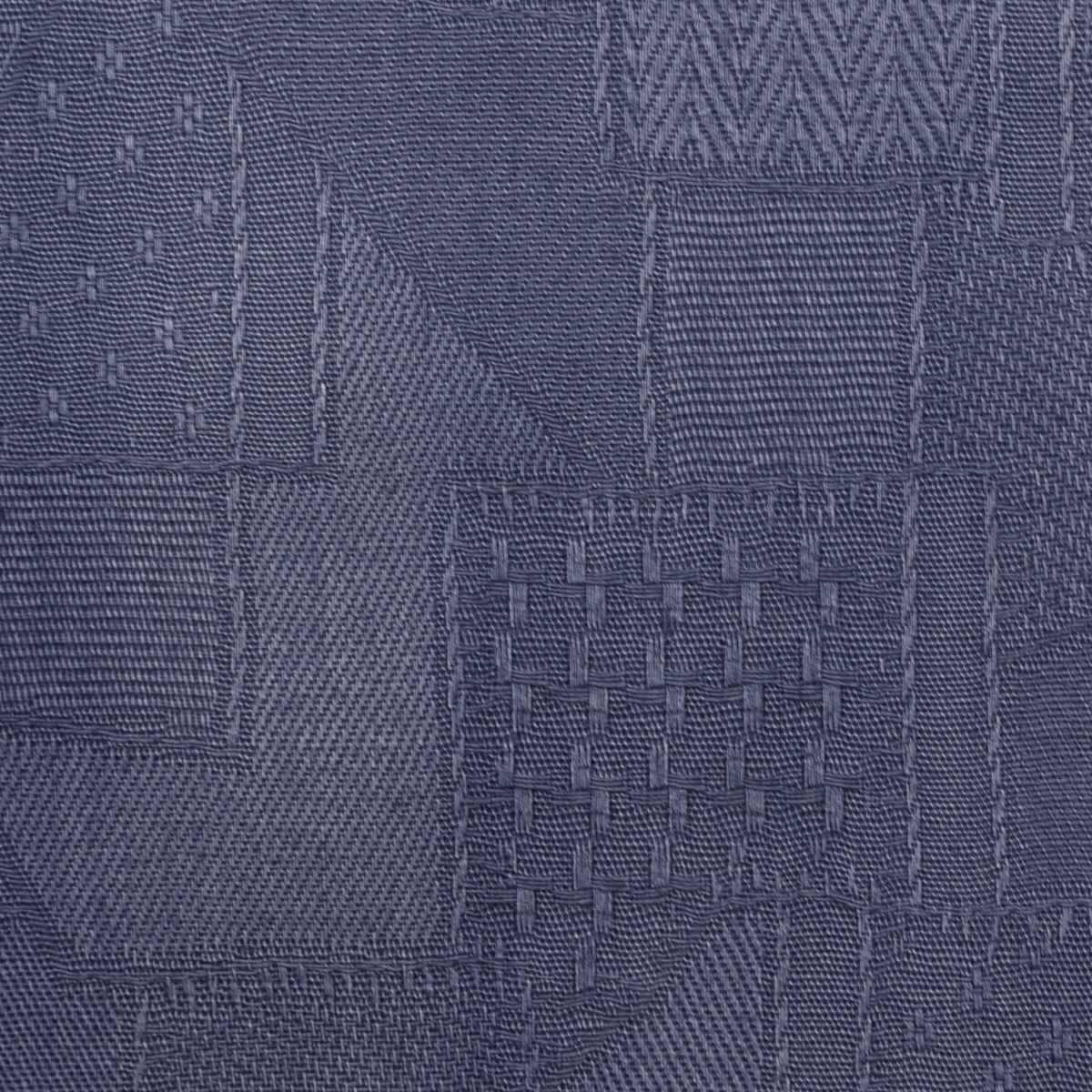 【アウトレット】コットン×幾何学模様(ラベンダーブルー)×ジャガードのサムネイル