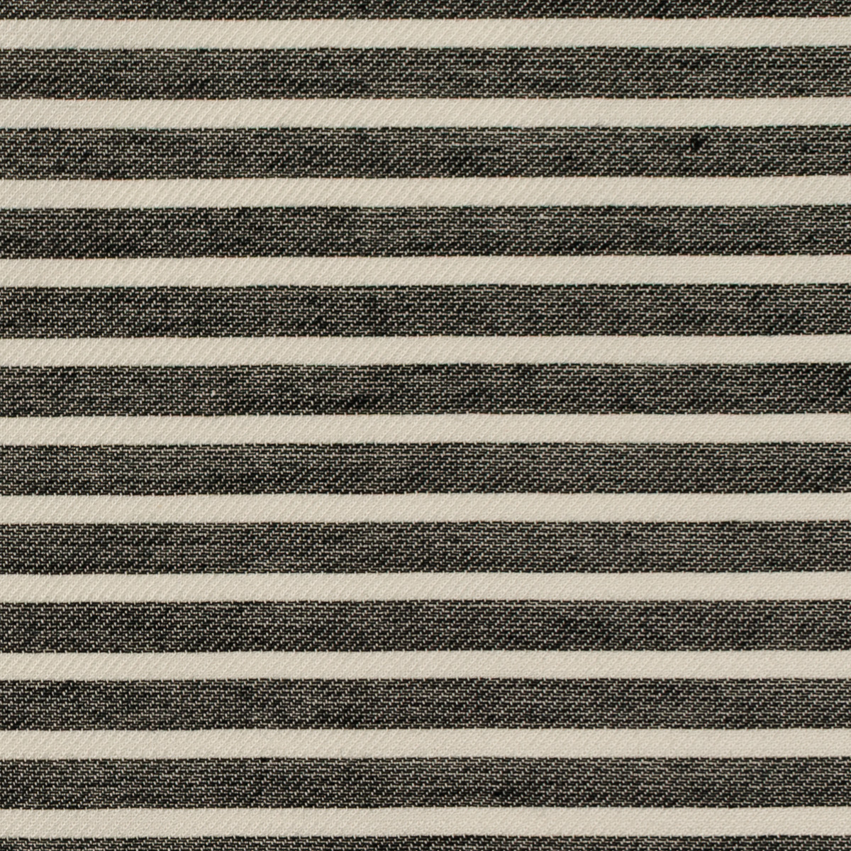 【アウトレット】コットン×ボーダー(チャコールグレー＆オフホワイト)×薄サージのサムネイル