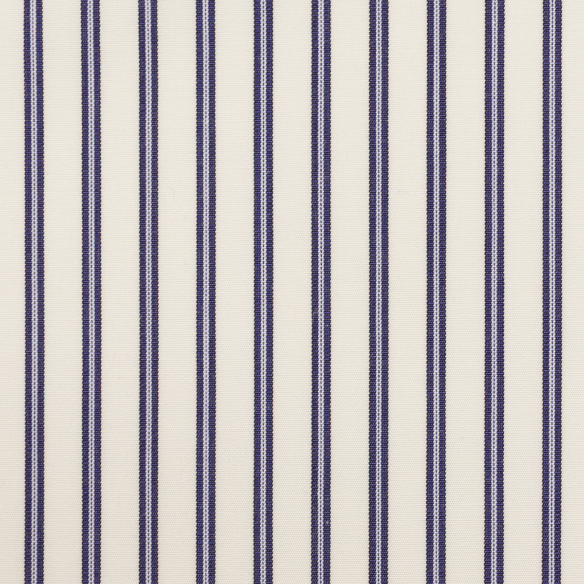 【アウトレット】コットン×ストライプ(ホワイト＆ネイビー)×ブロードのサムネイル