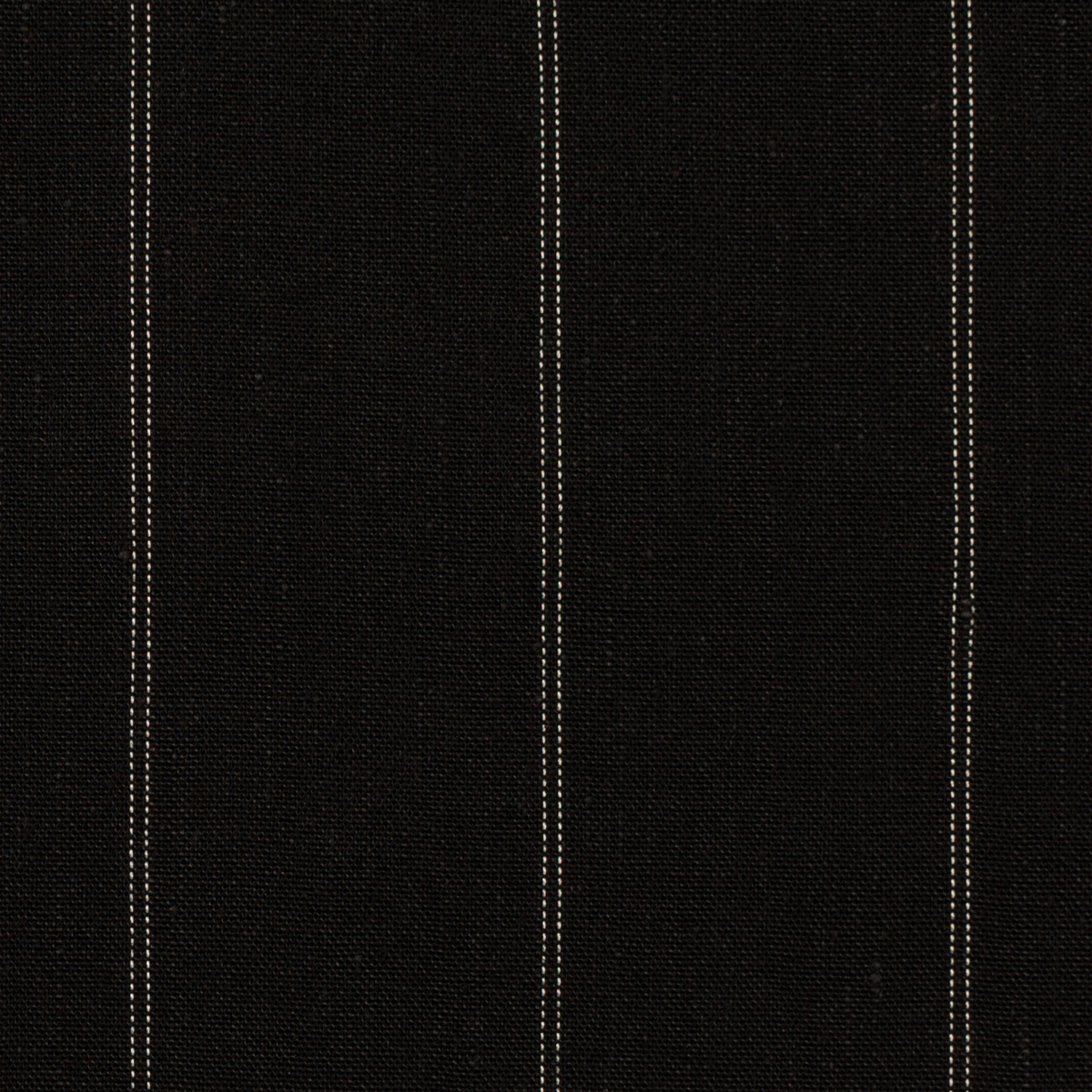 【アウトレット】コットン＆リネン混×ストライプ(ブラック＆ホワイト)×ポプリンストレッチのサムネイル