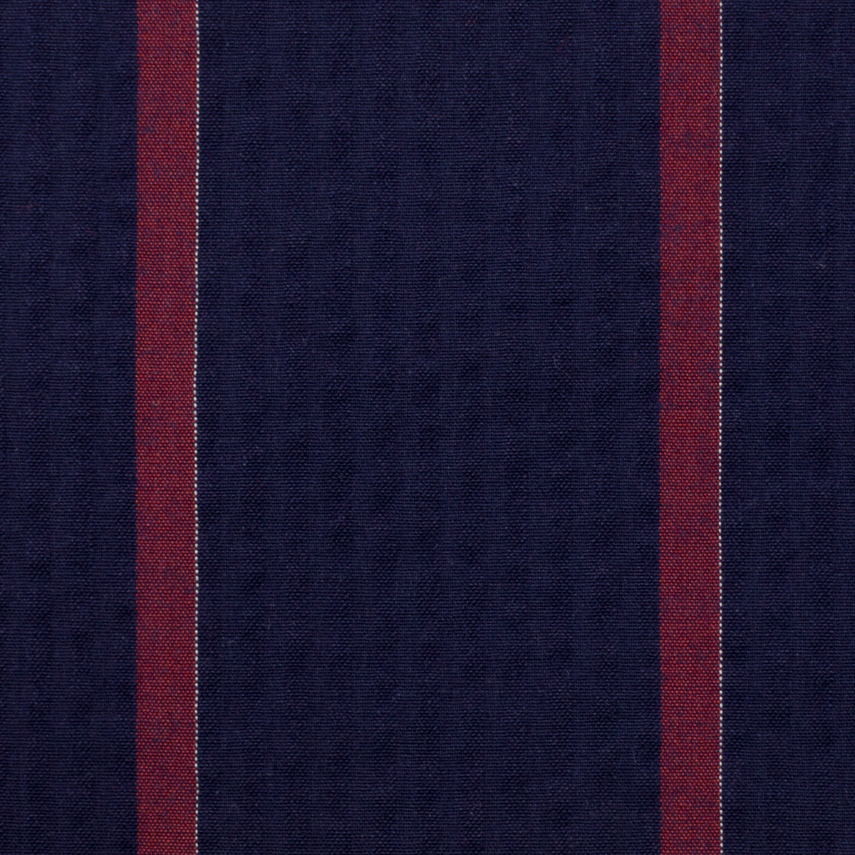 【アウトレット】コットン＆ポリウレタン×ストライプ(ネイビー＆ガーネット)×サッカーストレッチのサムネイル