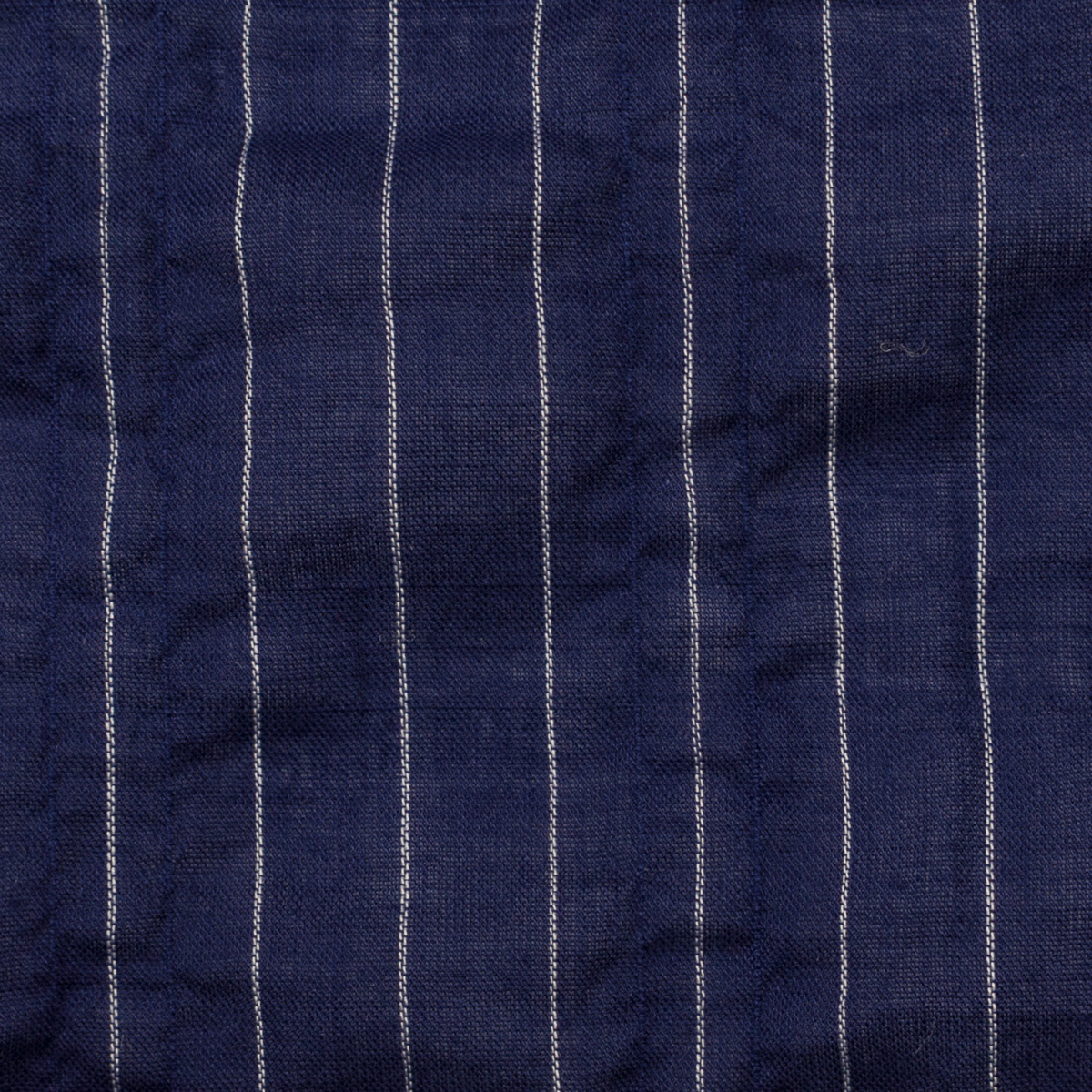 【アウトレット】コットン＆ポリウレタン×ストライプ(ウルトラマリンブルー＆ホワイト)×ローンシャーリングのサムネイル