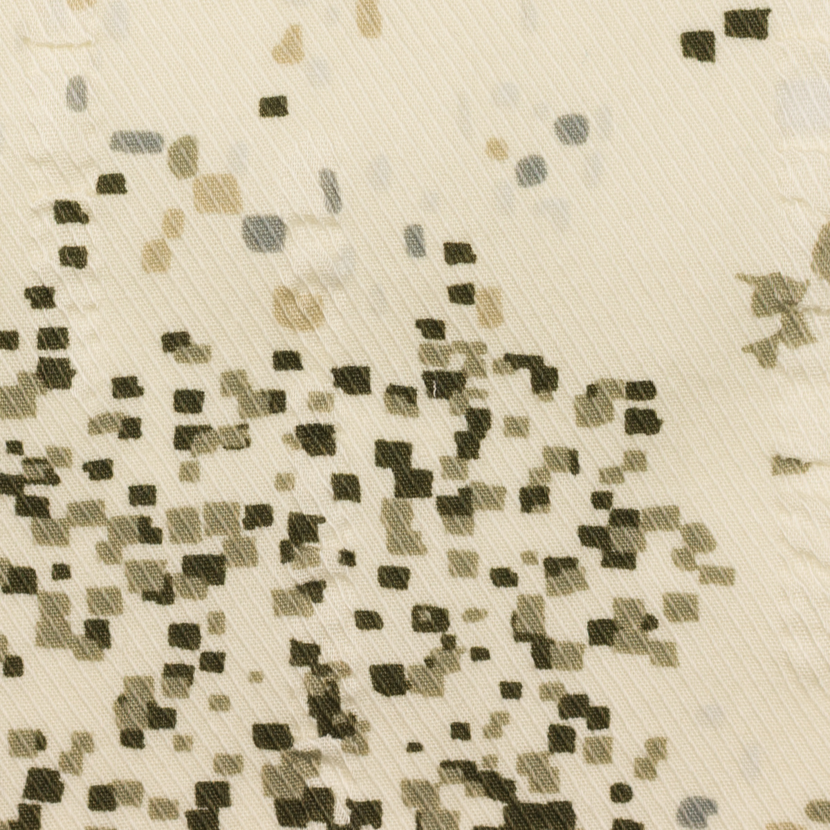 【アウトレット】コットン×ペイント(エクリュ、オイスター＆チャコール)×カルゼリップルのサムネイル