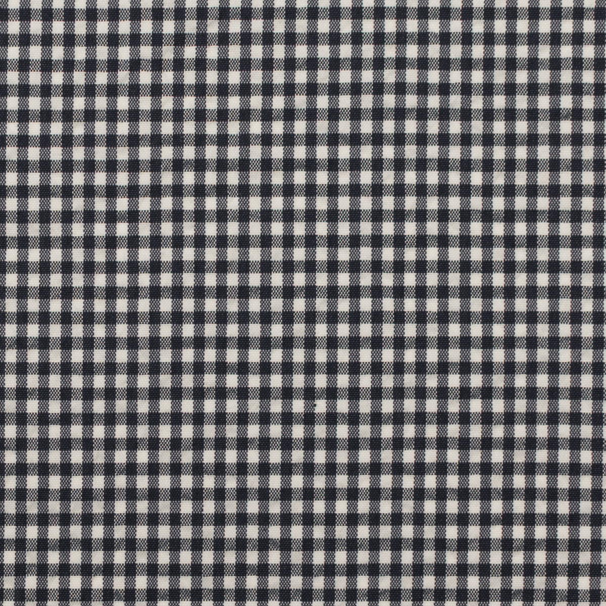 【アウトレット】コットン＆ポリエステル×チェック(ダークネイビー＆ホワイト)×サッカーストレッチのサムネイル