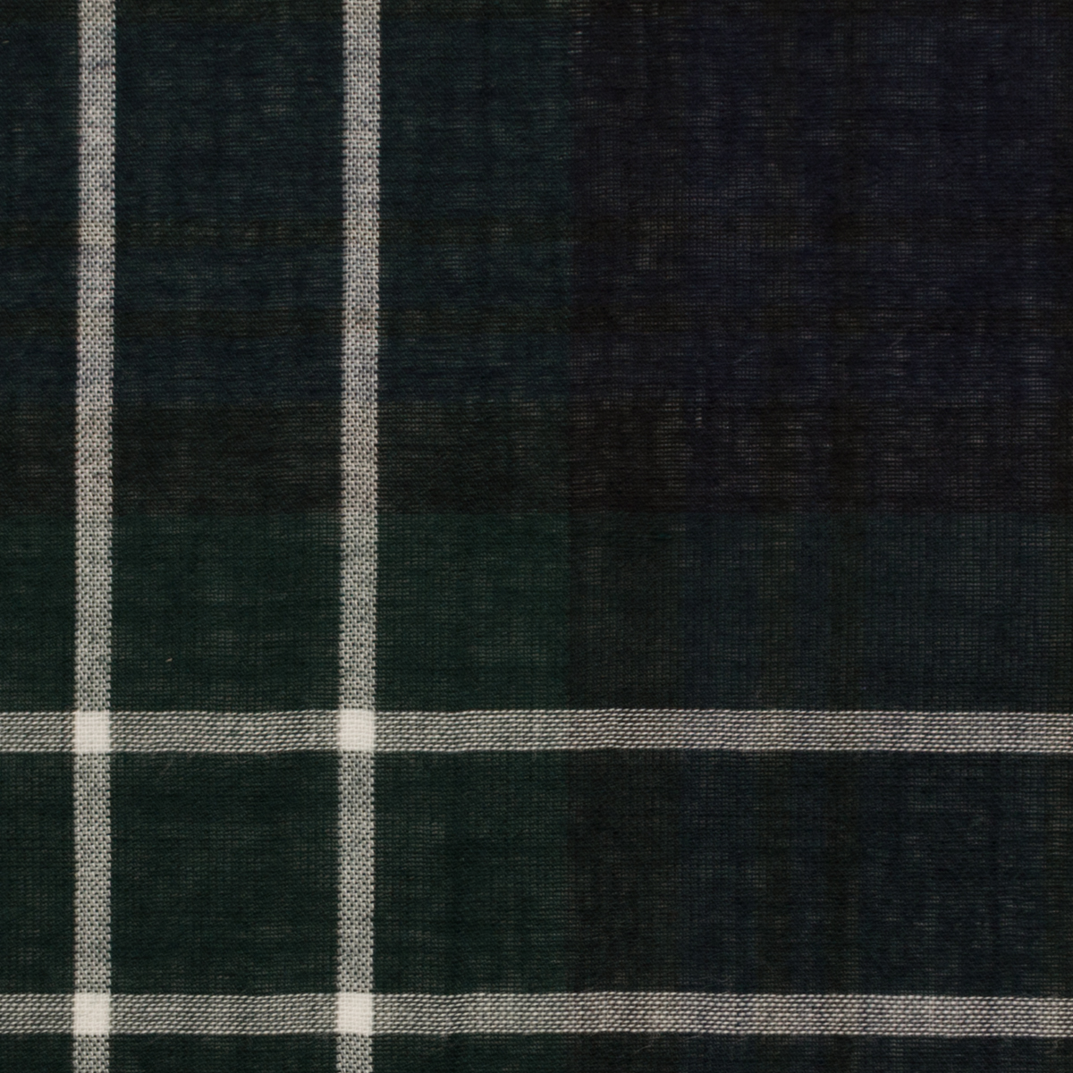 コットン×チェック(ダークネイビー＆クロムグリーン)×ローンワッシャーのサムネイル