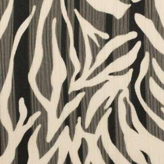 【アウトレット】ポリエステル×ペイント(ブラック＆エクリュ)×ヨウリュウ・シフォンドビーのサムネイル