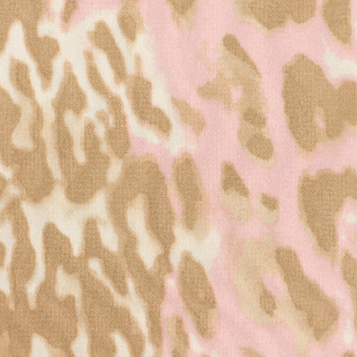 【アウトレット】ポリエステル×レオパード(クリーム、ピンク＆モカ)×シフォンジョーゼットのサムネイル