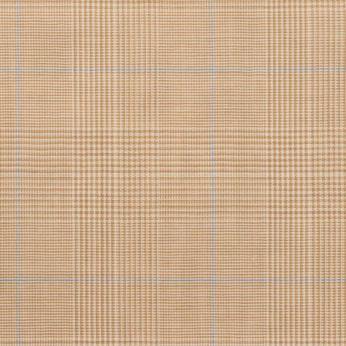 【アウトレット】コットン×チェック(ベージュ＆サックス)×ボイルのサムネイル