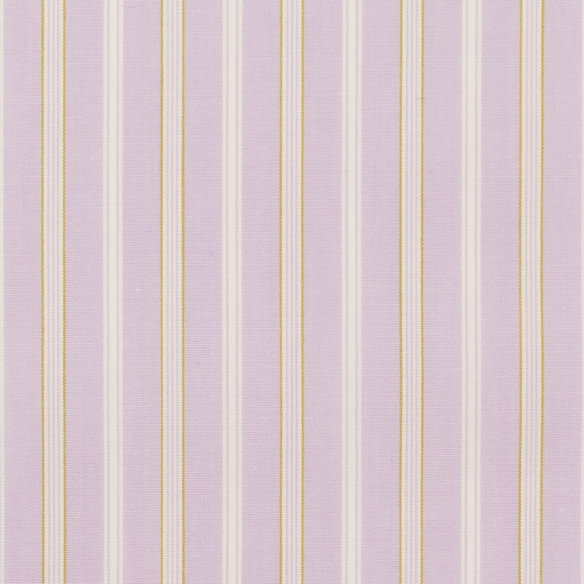 【アウトレット】コットン×ストライプ(ライラック＆カーキ)×ブロードのサムネイル