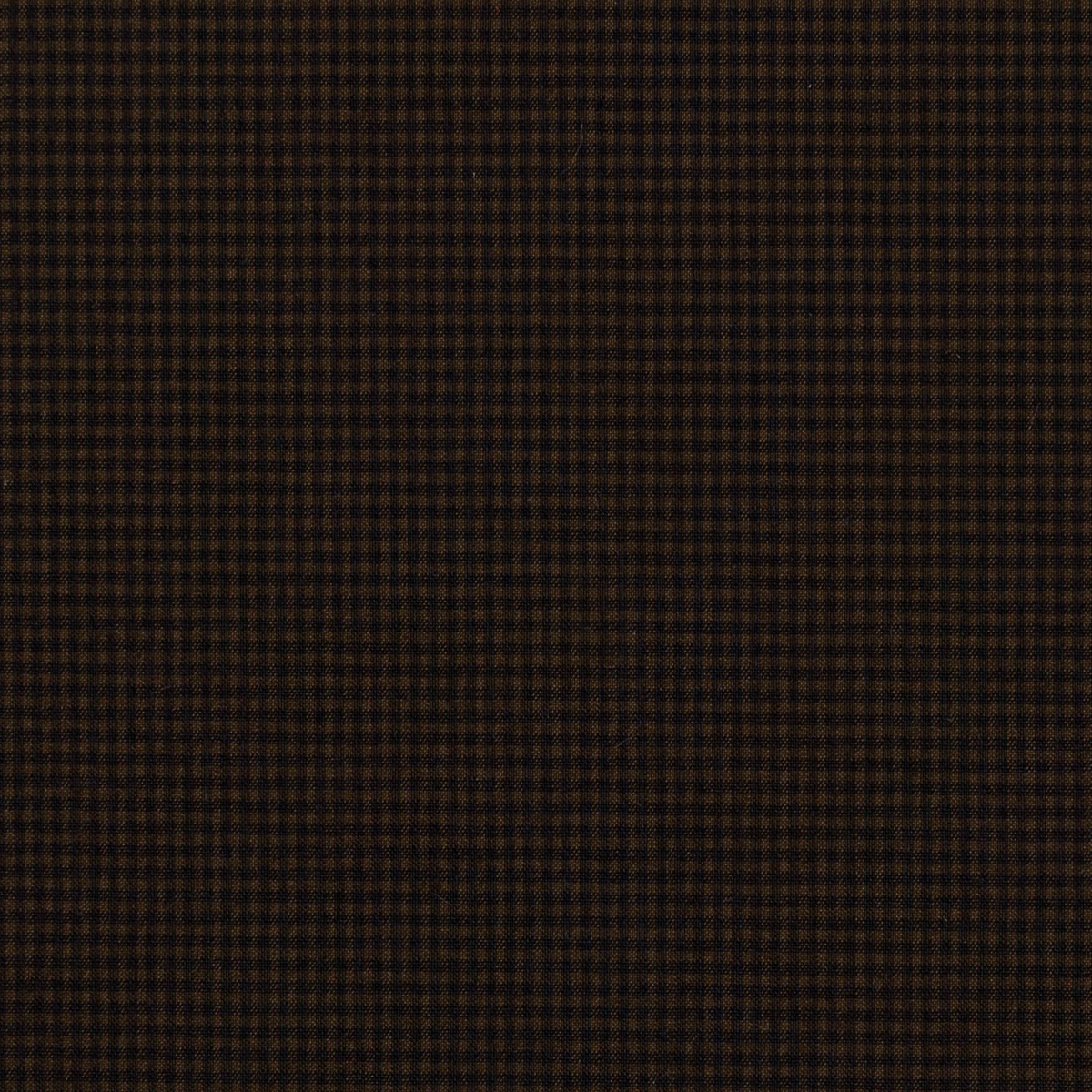 【アウトレット】コットン＆ナイロン混×チェック(チョコレート＆ブラック)×ローンストレッチのサムネイル