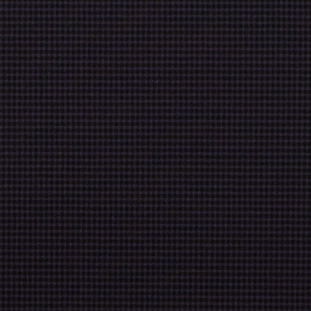【アウトレット】コットン＆ナイロン混×チェック(グレープ＆ダークネイビー)×ローンストレッチのサムネイル