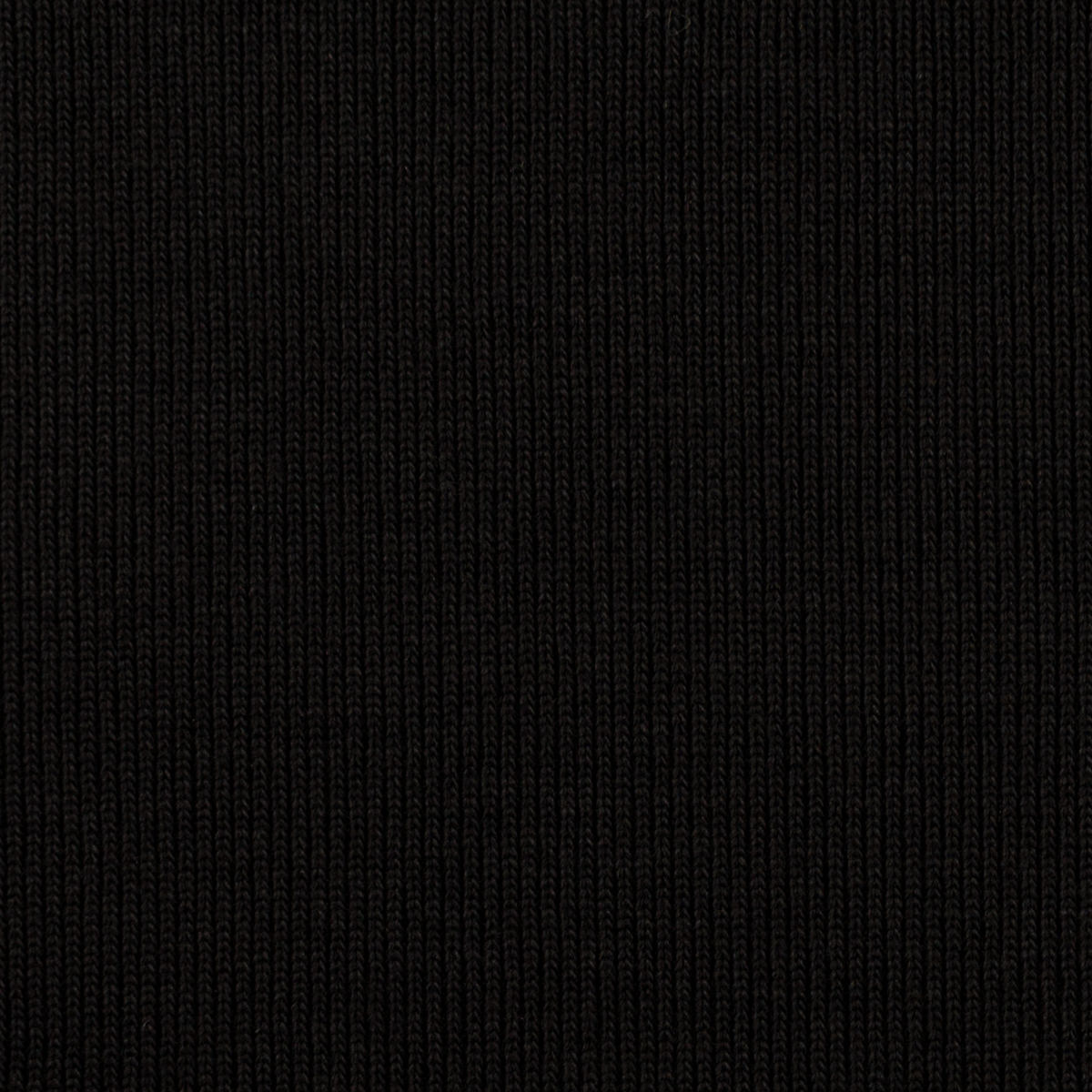 【アウトレット】コットン×無地(ブラック)×リブニットのサムネイル