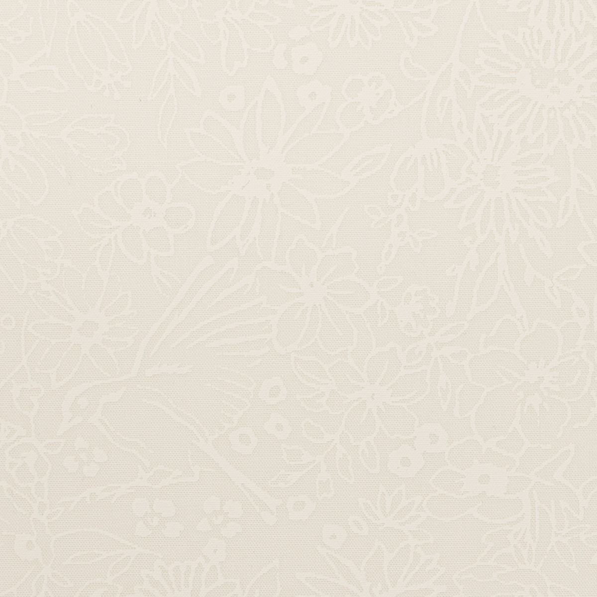 【アウトレット】コットン＆ポリエステル×ボタニカル(ミルク)×ブロードのサムネイル