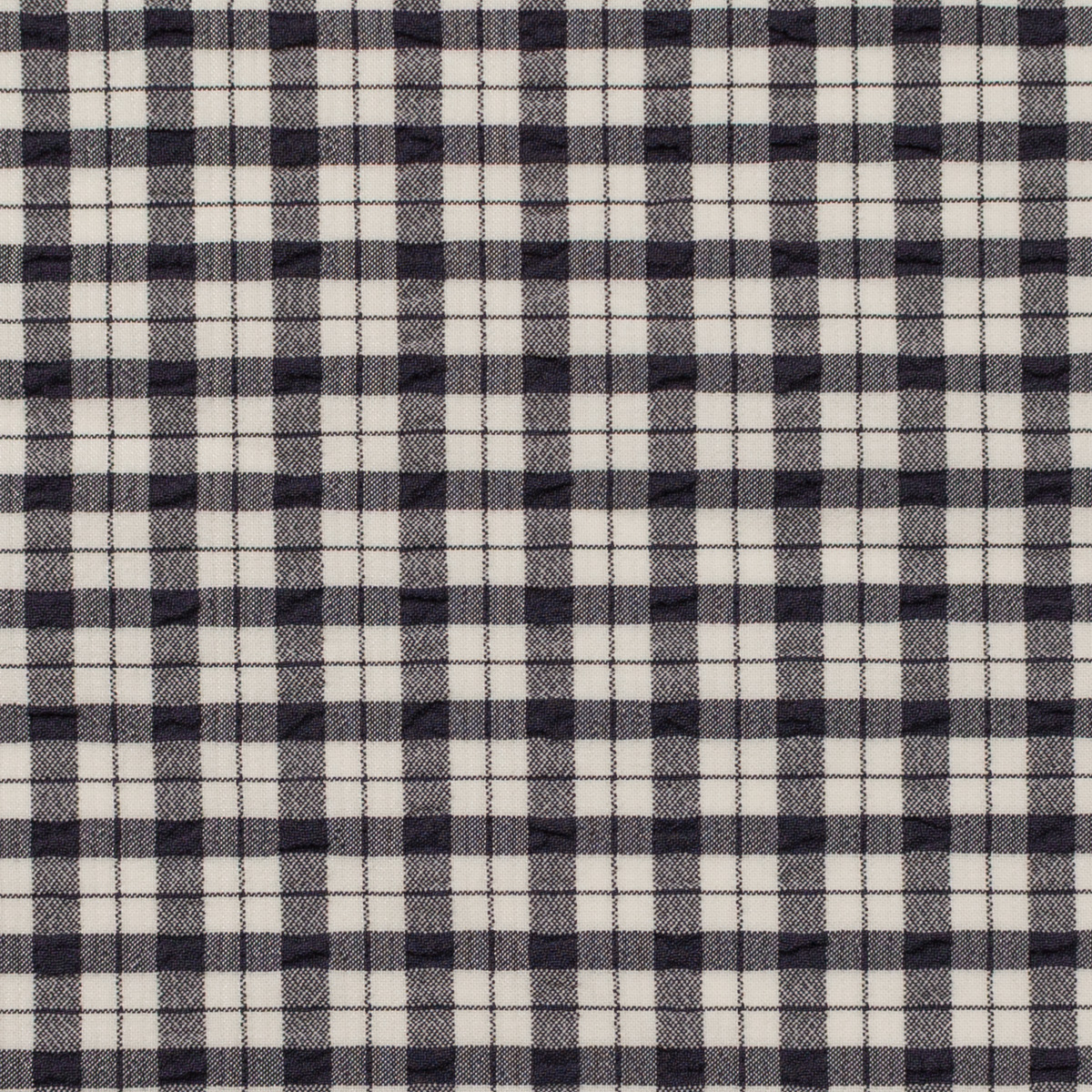 【アウトレット】ポリエステル×チェック(ダークネイビー＆オフホワイト)×サッカーのサムネイル