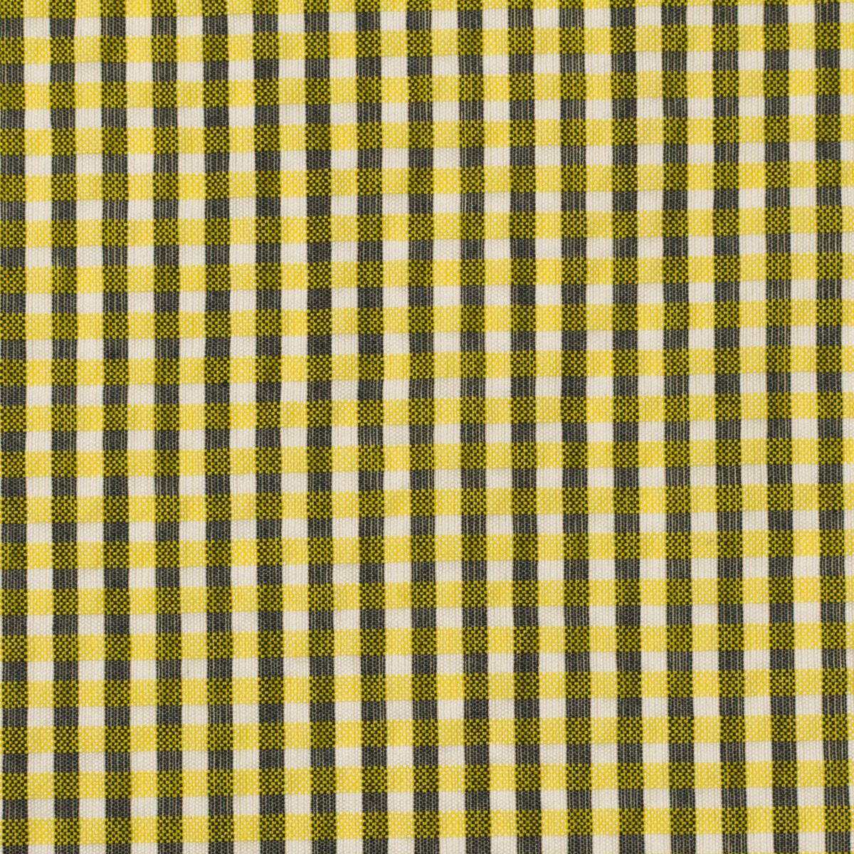 【アウトレット】コットン＆ポリエステル×チェック(レモン＆チャコール)×オーガンジー・ドビーのサムネイル