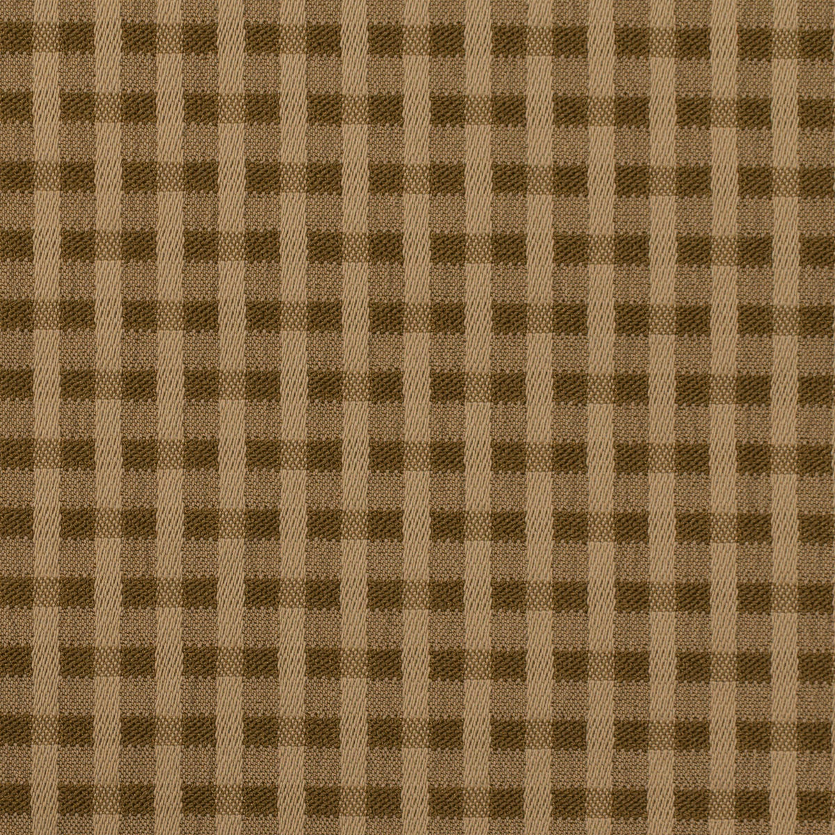 【アウトレット】ポリエステル×チェック(カーキ＆オリーブ)×ドビーストレッチのサムネイル