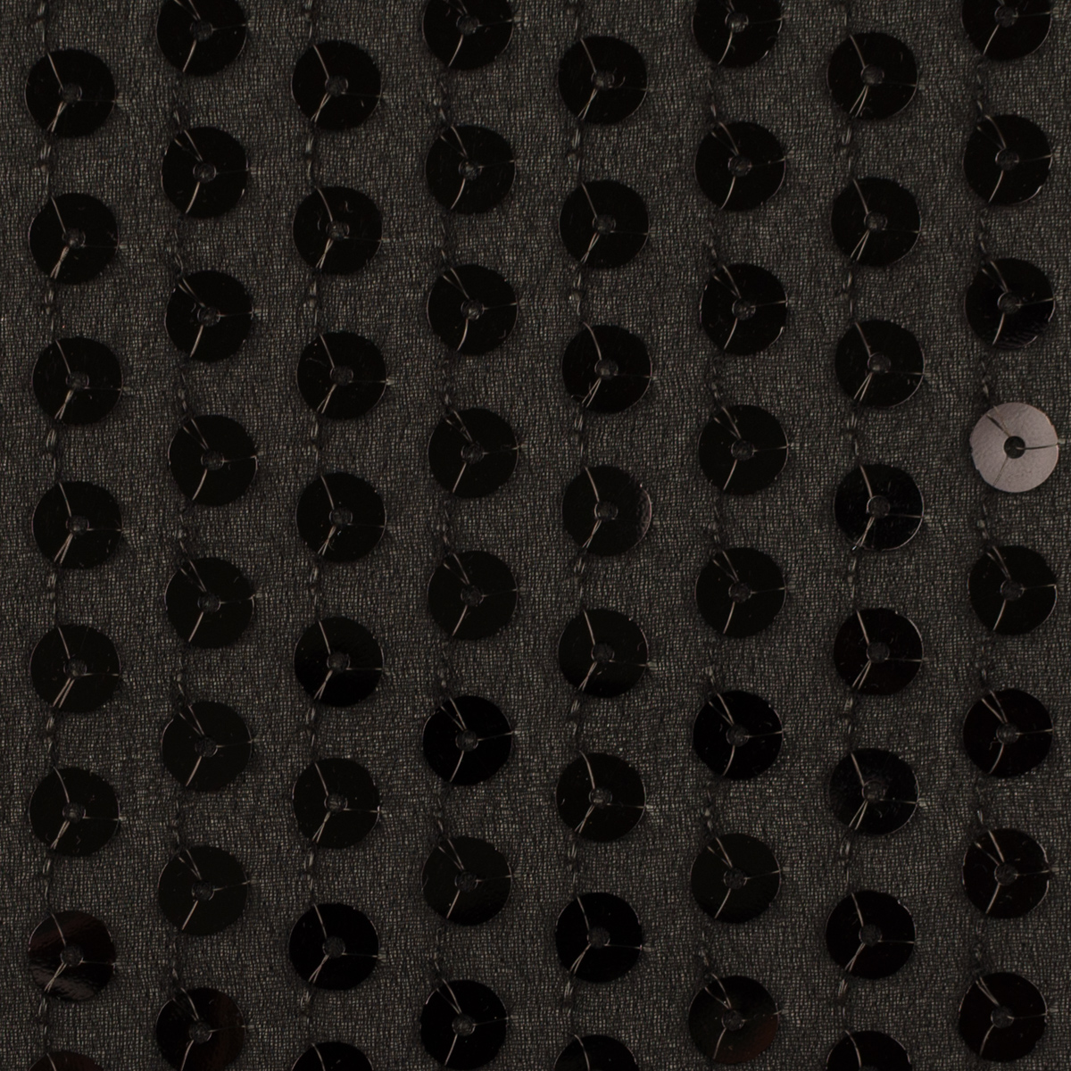 【アウトレット】ポリエステル×ドット(ブラック)×スパンコール付きジョーゼットのサムネイル