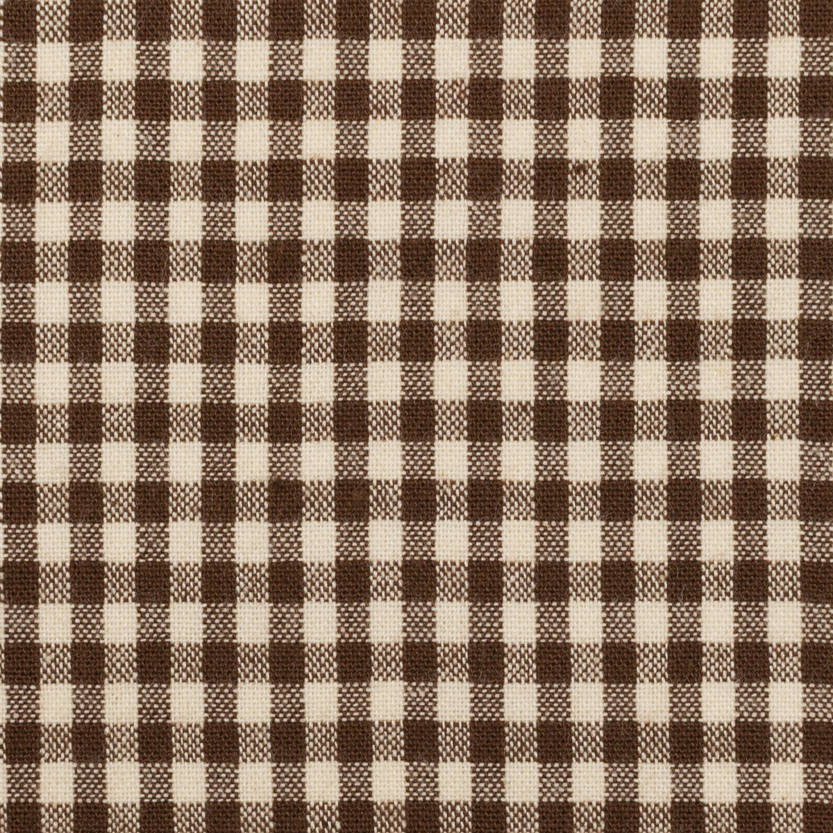 【アウトレット】コットン×チェック(カーキブラウン＆エクリュ)×シーチング・ワッシャーのサムネイル