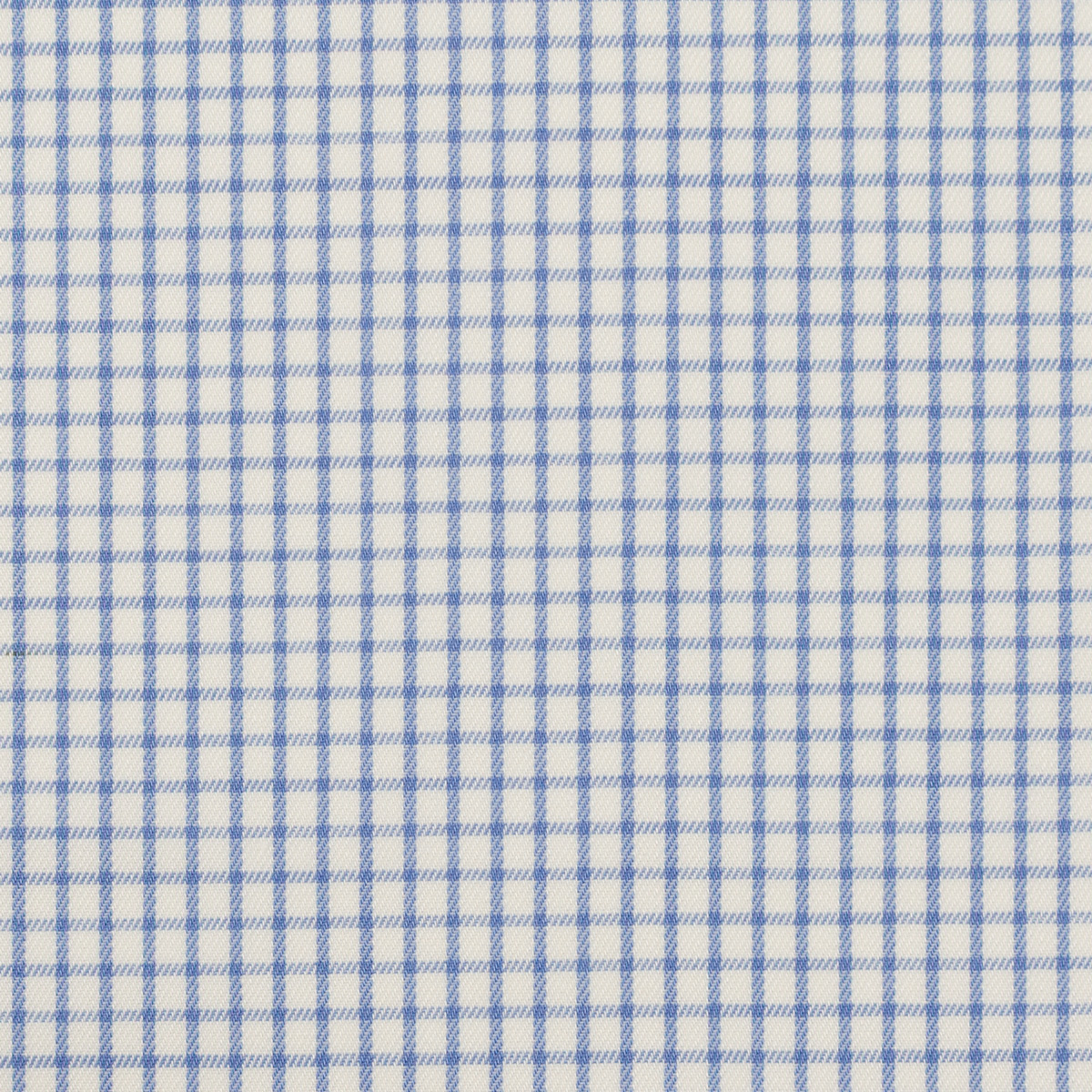 【アウトレット】コットン×チェック(ホワイト＆ゼニスブルー)×サージのサムネイル