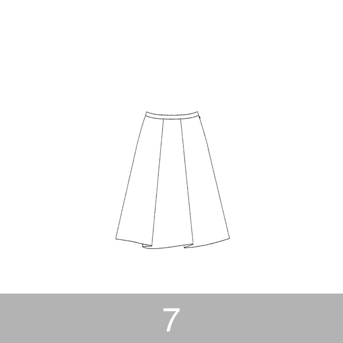 オリジナルパターン#007_タックスカート_7号 イメージ1