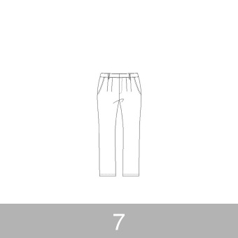 オリジナルパターン#012_テーパードパンツ_7号
