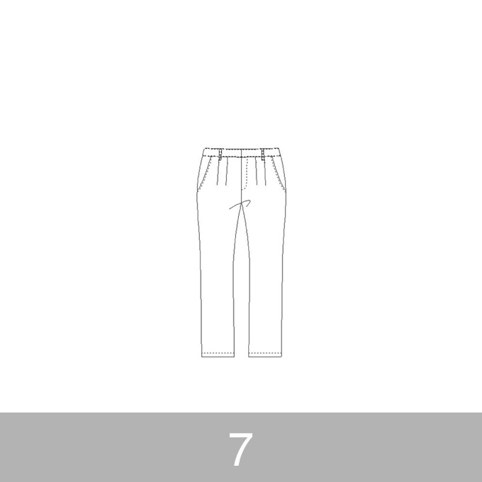オリジナルパターン#012_テーパードパンツ_7号 イメージ1