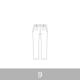 オリジナルパターン#012_テーパードパンツ_9号