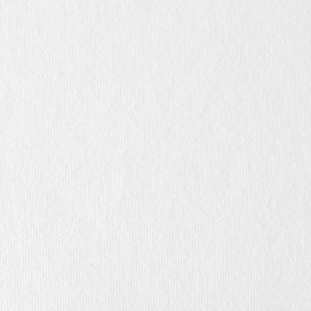 コットン×無地(ホワイト)×裏毛ニット イメージ1