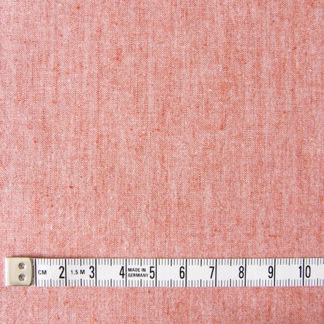 コットン&リネン混×無地(オレンジ)×ダンガリーストレッチ_全3色 イメージ4
