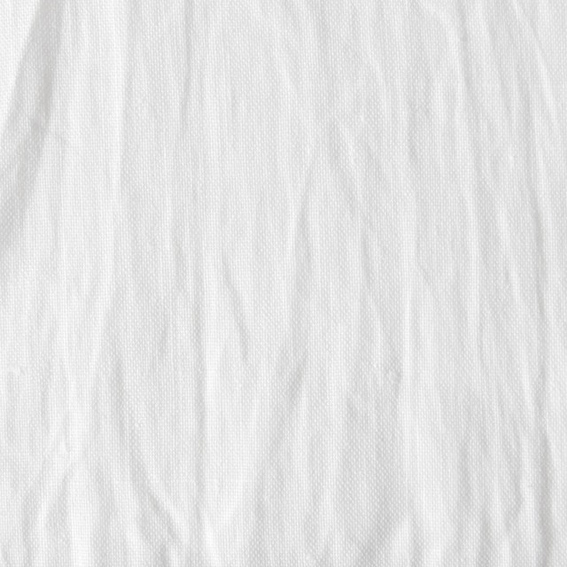 リネン×無地(ホワイト)×シーチングワッシャー イメージ1