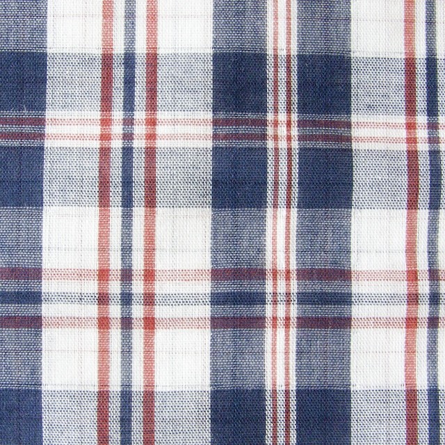 コットン&ポリエステル×チェック&チェック(トリコロール)×ボイル&ブロード イメージ1