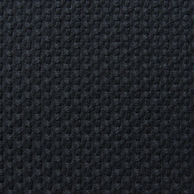 コットン×無地(ブラック)×刺し子 イメージ1