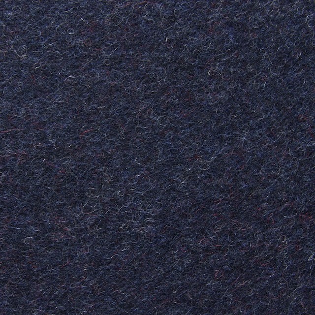 ウール×無地(ネイビー)×メルトン イメージ1