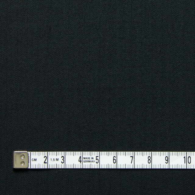 コットン×無地(ブラック)×ヘリンボーン_全5色 イメージ4