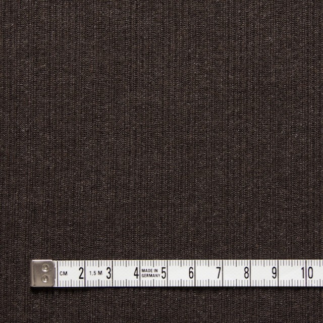 コットン&モダール×無地(ブラウン)×模様編ニット_全2色 イメージ4