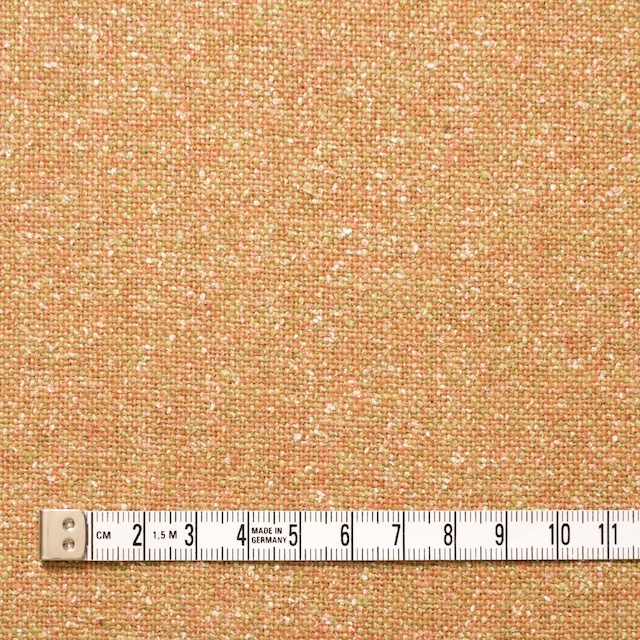ウール&シルク混×オレンジミックス×ツイード_全2色 イメージ4
