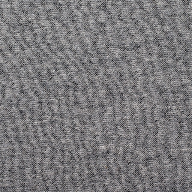 コットン×無地(グレー)×裏毛ニット_全2色 イメージ1