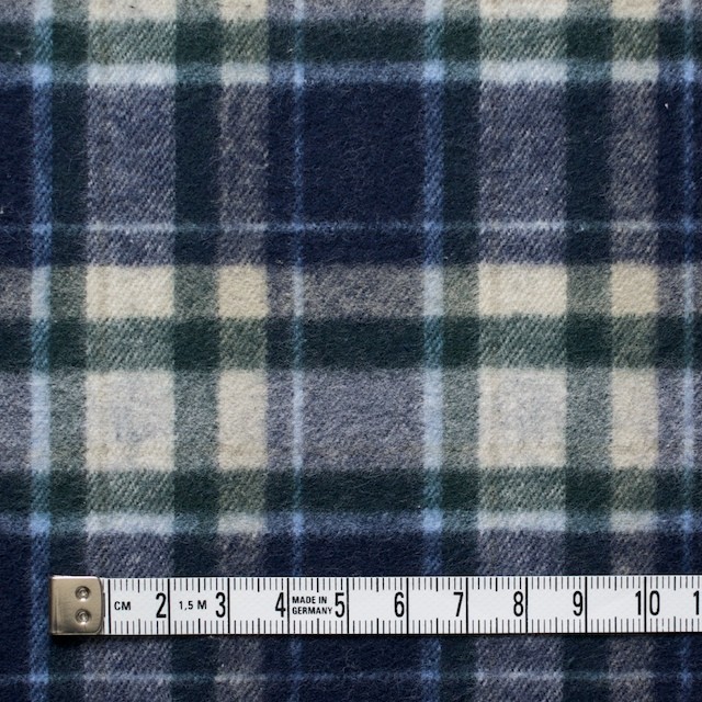 コットン×チェック(グリーン&ブルー)×フランネル_全3色 イメージ4