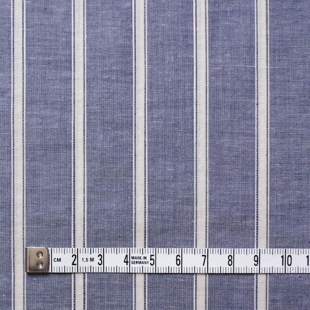 コットン&リネン×ストライプ(ネイビー)×薄ダンガリー_全3色 イメージ4