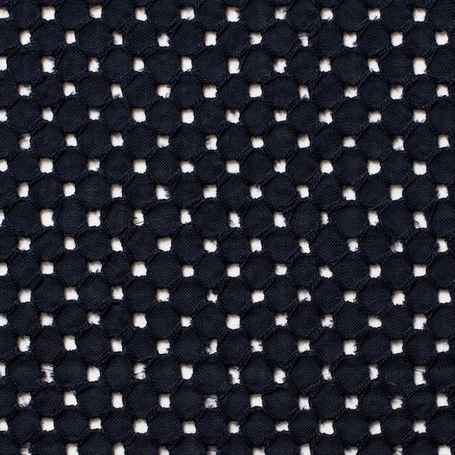コットン×リング(ライトブラック)×ローン刺繍 イメージ1