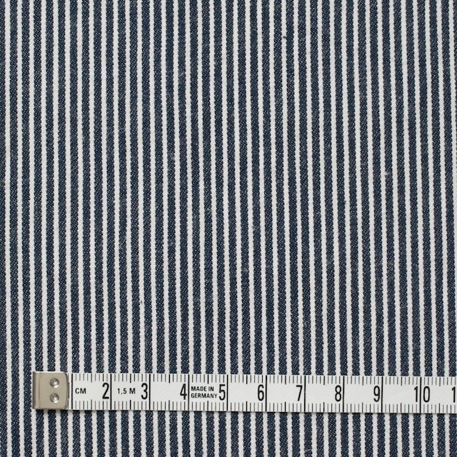 コットン×リネン混×ストライプ(コームストライプ)×デニムヒッコリー_全4柄 イメージ4