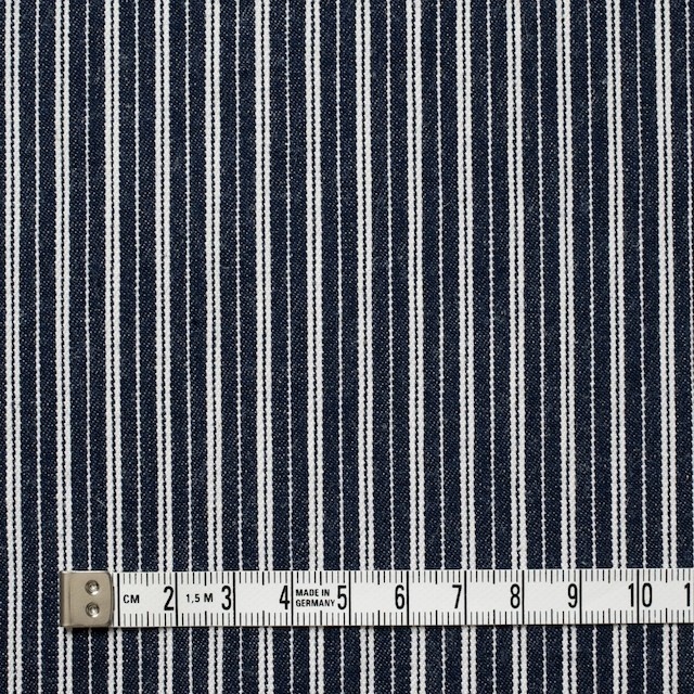 コットン×リネン混×ストライプ(ダブルストライプ)×デニムヒッコリー_全4柄 イメージ4