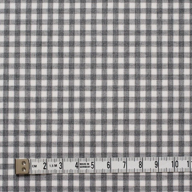 コットン×チェック(グレー)×ブロード イメージ4