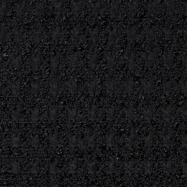 ポリエステル×チェック(ブラック)×ジャガード イメージ1