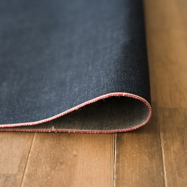 コットン×無地(インディゴ)×セルビッチデニム(12.5oz) イメージ3