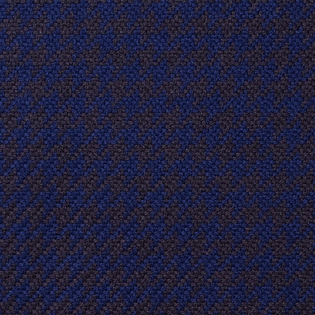 コットン×チェック(ネイビー&ブラウン)×サージ イメージ1