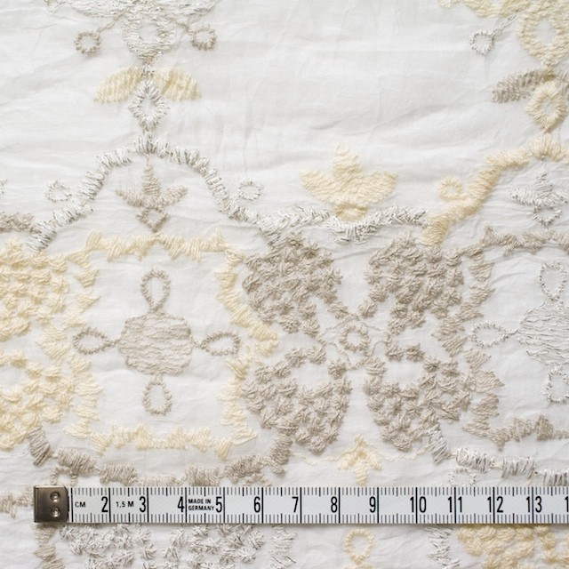 コットン×フラワー(オフホワイト)×ボイル刺繍_全4色 イメージ5