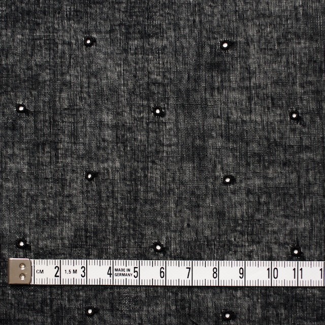コットン×ドット(ブラック)×ガーゼ刺繍_全2色 イメージ4